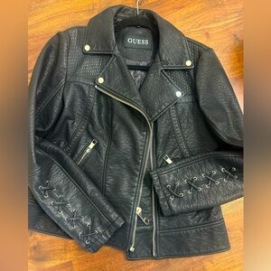Guess Black Bomber Jacket